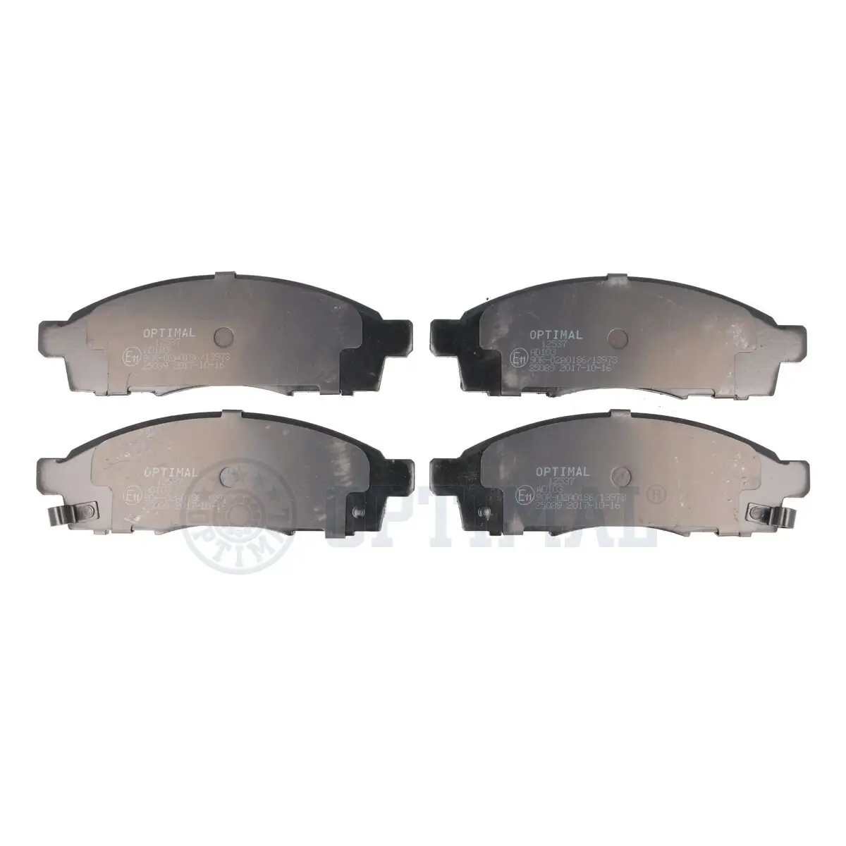Bremsbelagsatz, Scheibenbremse Vorderachse OPTIMAL BP-12537