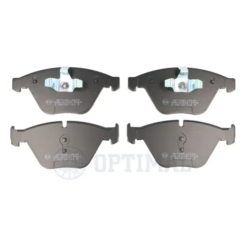 Bremsbelagsatz, Scheibenbremse Vorderachse OPTIMAL BP-12539 Bild Bremsbelagsatz, Scheibenbremse Vorderachse OPTIMAL BP-12539