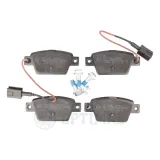 Bremsbelagsatz, Scheibenbremse Hinterachse OPTIMAL BP-12541