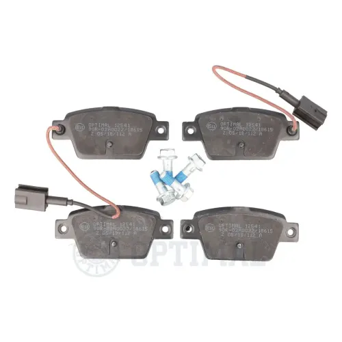 Bremsbelagsatz, Scheibenbremse Hinterachse OPTIMAL BP-12541 Bild Bremsbelagsatz, Scheibenbremse Hinterachse OPTIMAL BP-12541