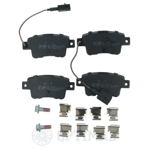 Bremsbelagsatz, Scheibenbremse Hinterachse OPTIMAL BP-12542 Bild Bremsbelagsatz, Scheibenbremse Hinterachse OPTIMAL BP-12542