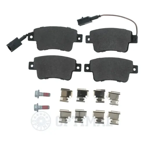 Bremsbelagsatz, Scheibenbremse Hinterachse OPTIMAL BP-12542 Bild Bremsbelagsatz, Scheibenbremse Hinterachse OPTIMAL BP-12542