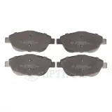 Bremsbelagsatz, Scheibenbremse Vorderachse OPTIMAL BP-12558