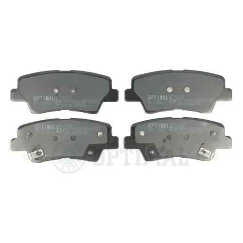 Bremsbelagsatz, Scheibenbremse Hinterachse OPTIMAL BP-12560 Bild Bremsbelagsatz, Scheibenbremse Hinterachse OPTIMAL BP-12560