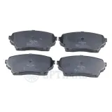 Bremsbelagsatz, Scheibenbremse Vorderachse OPTIMAL BP-12568