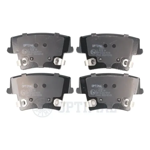 Bremsbelagsatz, Scheibenbremse Hinterachse OPTIMAL BP-12569 Bild Bremsbelagsatz, Scheibenbremse Hinterachse OPTIMAL BP-12569