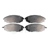 Bremsbelagsatz, Scheibenbremse Vorderachse OPTIMAL BP-12574