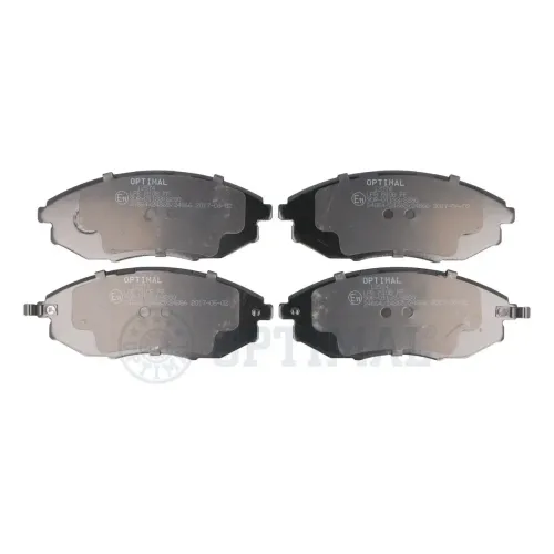 Bremsbelagsatz, Scheibenbremse Vorderachse OPTIMAL BP-12574 Bild Bremsbelagsatz, Scheibenbremse Vorderachse OPTIMAL BP-12574