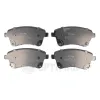 Bremsbelagsatz, Scheibenbremse Vorderachse OPTIMAL BP-12575 Bild Bremsbelagsatz, Scheibenbremse Vorderachse OPTIMAL BP-12575