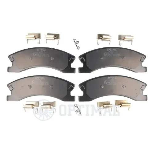 Bremsbelagsatz, Scheibenbremse Vorderachse OPTIMAL BP-12580 Bild Bremsbelagsatz, Scheibenbremse Vorderachse OPTIMAL BP-12580