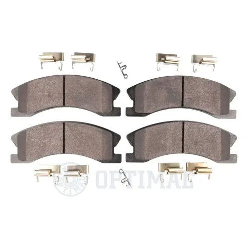 Bremsbelagsatz, Scheibenbremse Vorderachse OPTIMAL BP-12580 Bild Bremsbelagsatz, Scheibenbremse Vorderachse OPTIMAL BP-12580