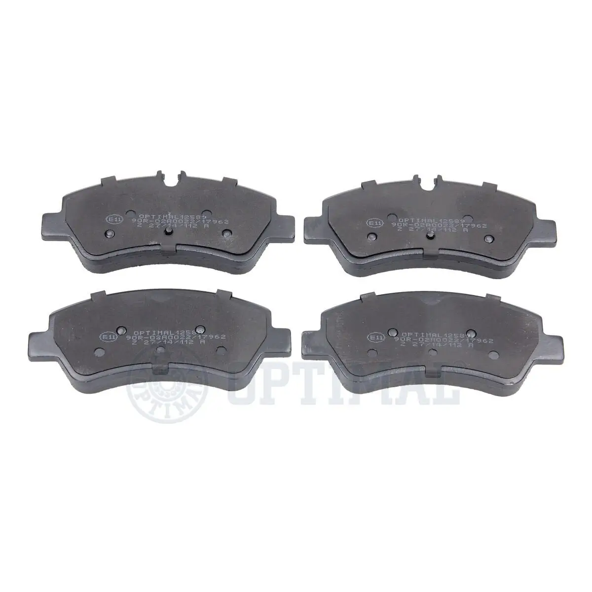 Bremsbelagsatz, Scheibenbremse Hinterachse OPTIMAL BP-12589