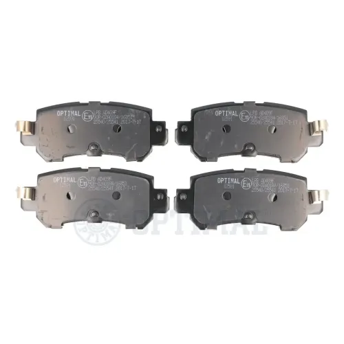 Bremsbelagsatz, Scheibenbremse Hinterachse OPTIMAL BP-12591 Bild Bremsbelagsatz, Scheibenbremse Hinterachse OPTIMAL BP-12591