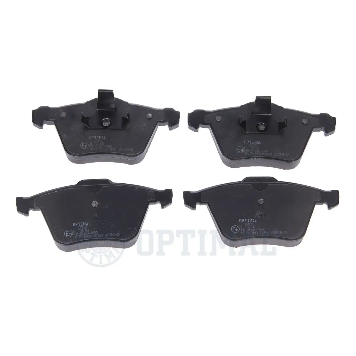 Bremsbelagsatz, Scheibenbremse Vorderachse OPTIMAL BP-12593