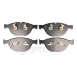 Bremsbelagsatz, Scheibenbremse Vorderachse OPTIMAL BP-12596