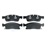 Bremsbelagsatz, Scheibenbremse Vorderachse OPTIMAL BP-12599