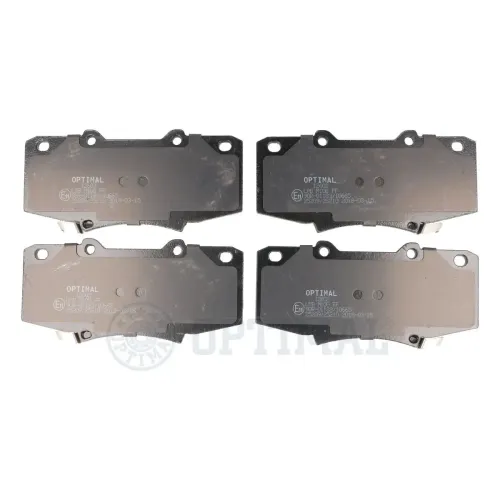 Bremsbelagsatz, Scheibenbremse Vorderachse OPTIMAL BP-12602 Bild Bremsbelagsatz, Scheibenbremse Vorderachse OPTIMAL BP-12602