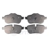 Bremsbelagsatz, Scheibenbremse Hinterachse OPTIMAL BP-12603