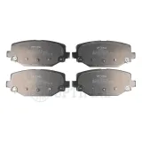 Bremsbelagsatz, Scheibenbremse Hinterachse OPTIMAL BP-12608