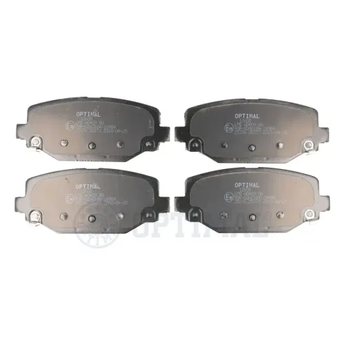 Bremsbelagsatz, Scheibenbremse Hinterachse OPTIMAL BP-12608 Bild Bremsbelagsatz, Scheibenbremse Hinterachse OPTIMAL BP-12608