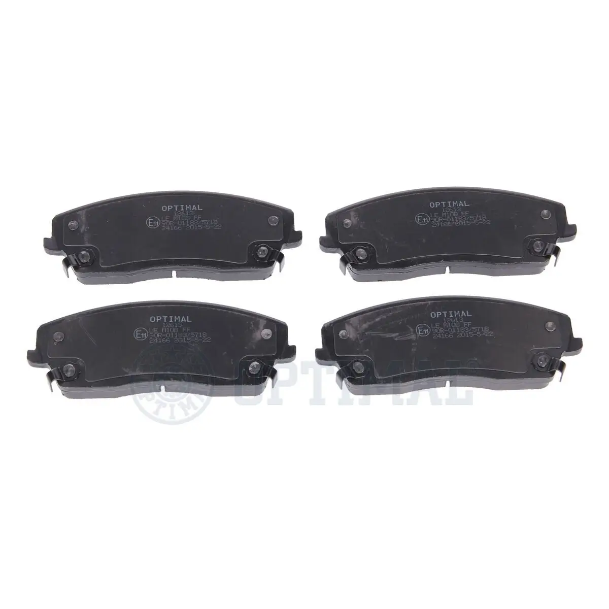 Bremsbelagsatz, Scheibenbremse Vorderachse OPTIMAL BP-12613