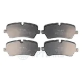 Bremsbelagsatz, Scheibenbremse Hinterachse OPTIMAL BP-12621