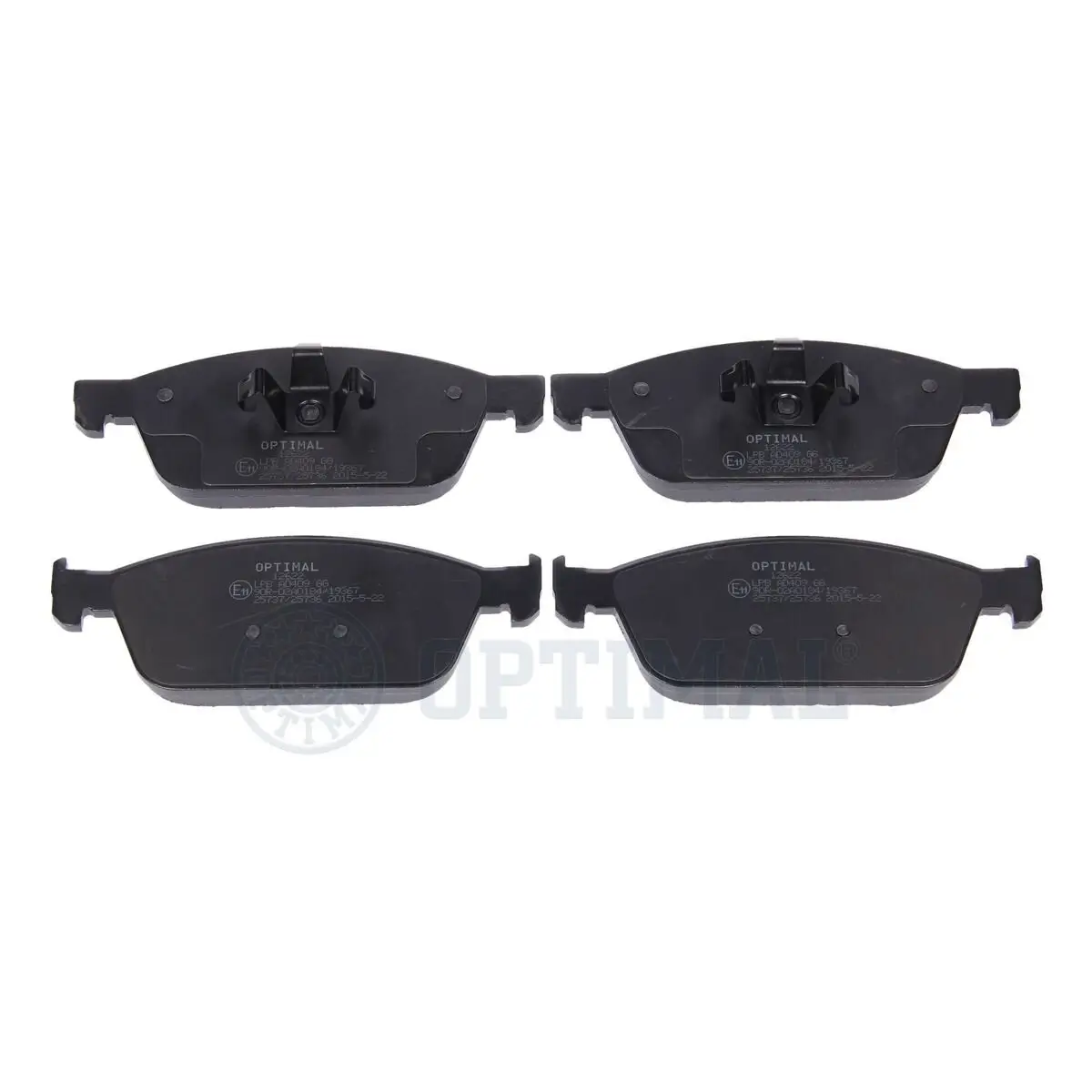 Bremsbelagsatz, Scheibenbremse Vorderachse OPTIMAL BP-12622