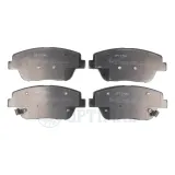 Bremsbelagsatz, Scheibenbremse Vorderachse OPTIMAL BP-12623