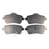 Bremsbelagsatz, Scheibenbremse Hinterachse OPTIMAL BP-12626