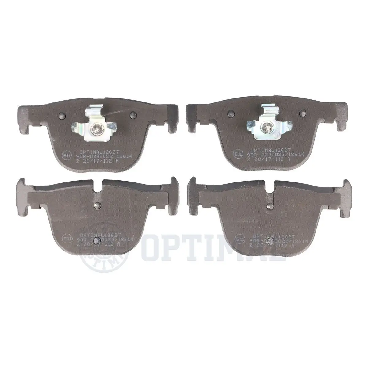 Bremsbelagsatz, Scheibenbremse Hinterachse OPTIMAL BP-12627