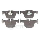 Bremsbelagsatz, Scheibenbremse Hinterachse OPTIMAL BP-12627