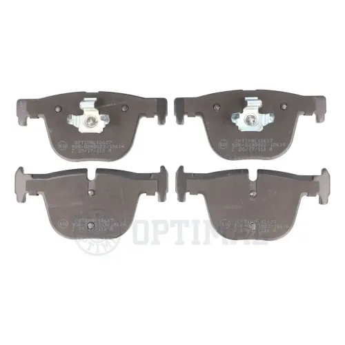 Bremsbelagsatz, Scheibenbremse Hinterachse OPTIMAL BP-12627 Bild Bremsbelagsatz, Scheibenbremse Hinterachse OPTIMAL BP-12627