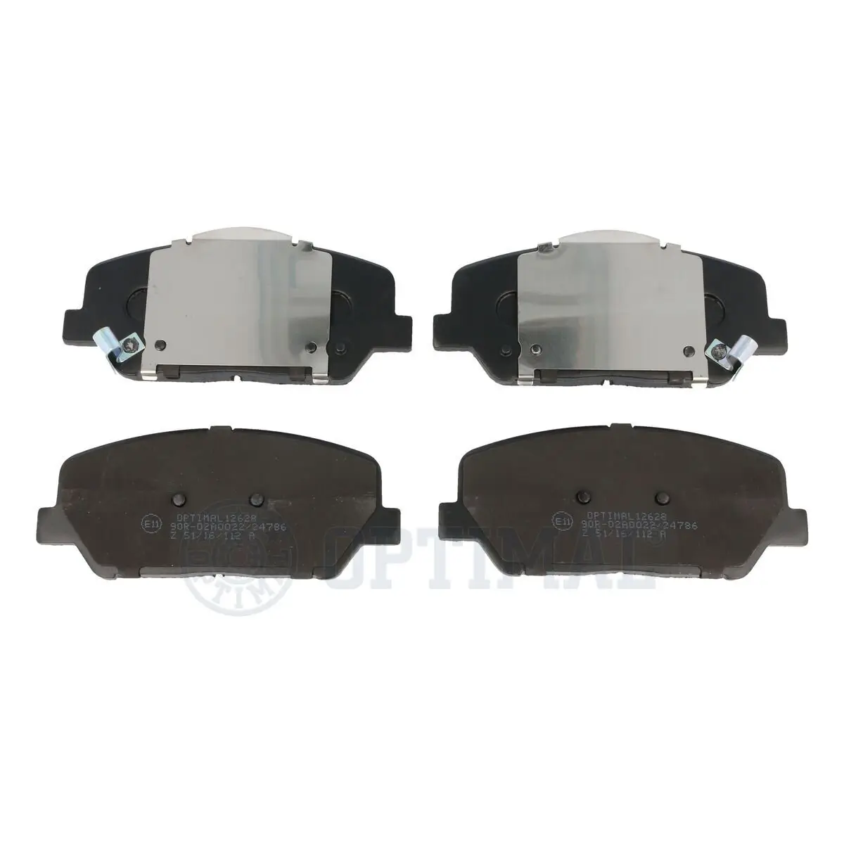 Bremsbelagsatz, Scheibenbremse Vorderachse OPTIMAL BP-12628