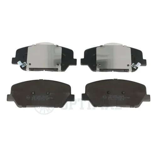 Bremsbelagsatz, Scheibenbremse Vorderachse OPTIMAL BP-12628 Bild Bremsbelagsatz, Scheibenbremse Vorderachse OPTIMAL BP-12628