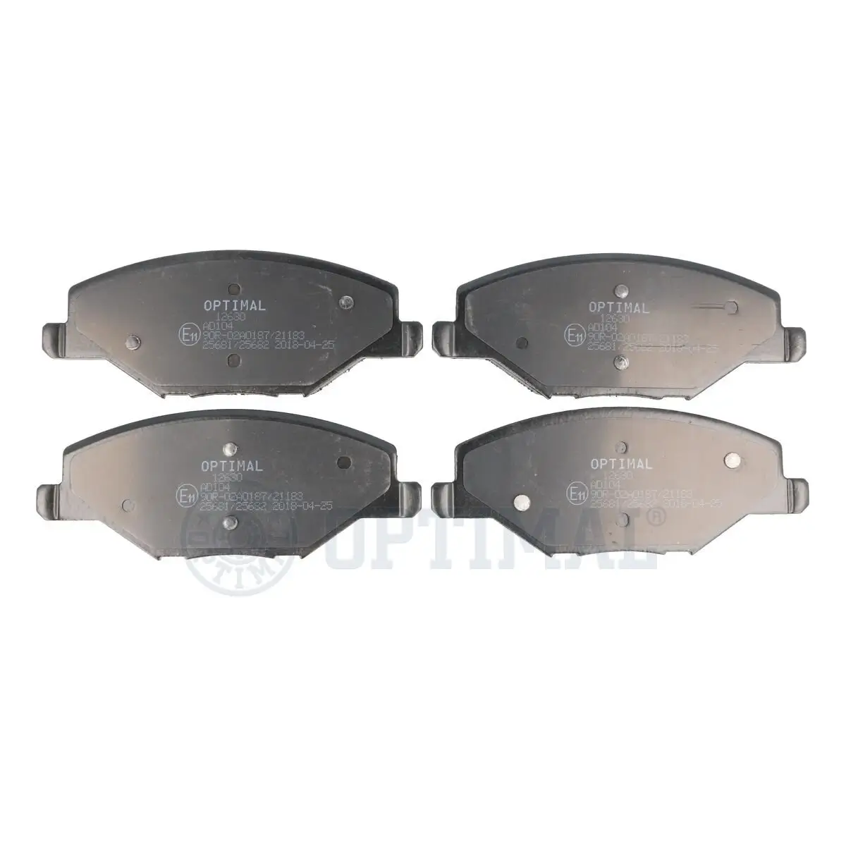 Bremsbelagsatz, Scheibenbremse Vorderachse OPTIMAL BP-12630