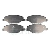 Bremsbelagsatz, Scheibenbremse Vorderachse OPTIMAL BP-12630