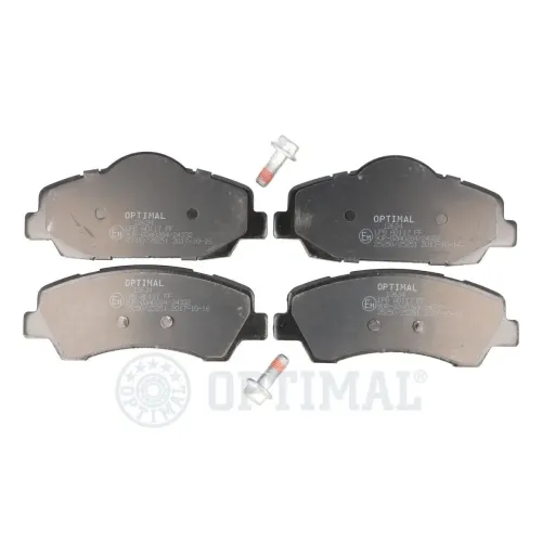 Bremsbelagsatz, Scheibenbremse Vorderachse OPTIMAL BP-12634 Bild Bremsbelagsatz, Scheibenbremse Vorderachse OPTIMAL BP-12634