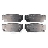 Bremsbelagsatz, Scheibenbremse Hinterachse OPTIMAL BP-12646