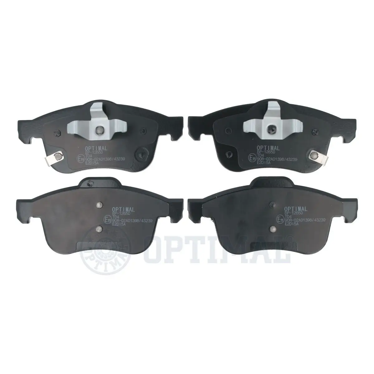 Bremsbelagsatz, Scheibenbremse Vorderachse OPTIMAL BP-12650