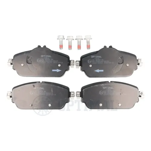 Bremsbelagsatz, Scheibenbremse Vorderachse OPTIMAL BP-12652 Bild Bremsbelagsatz, Scheibenbremse Vorderachse OPTIMAL BP-12652