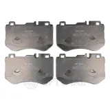 Bremsbelagsatz, Scheibenbremse Vorderachse OPTIMAL BP-12653