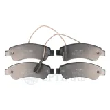 Bremsbelagsatz, Scheibenbremse Hinterachse OPTIMAL BP-12654