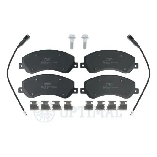 Bremsbelagsatz, Scheibenbremse Vorderachse OPTIMAL BP-12656 Bild Bremsbelagsatz, Scheibenbremse Vorderachse OPTIMAL BP-12656
