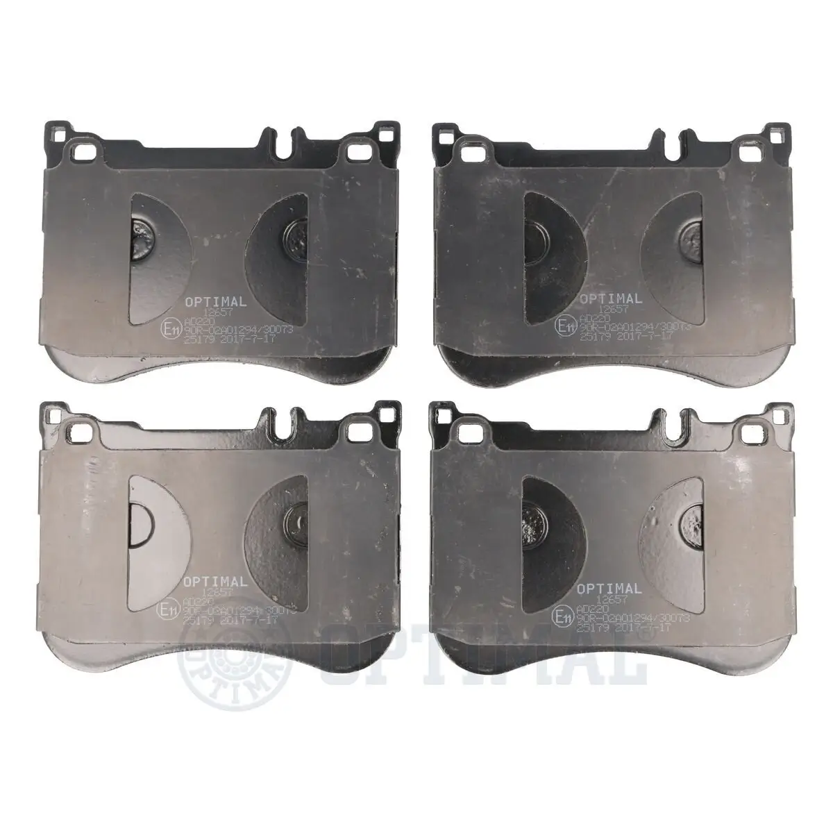 Bremsbelagsatz, Scheibenbremse Vorderachse OPTIMAL BP-12657
