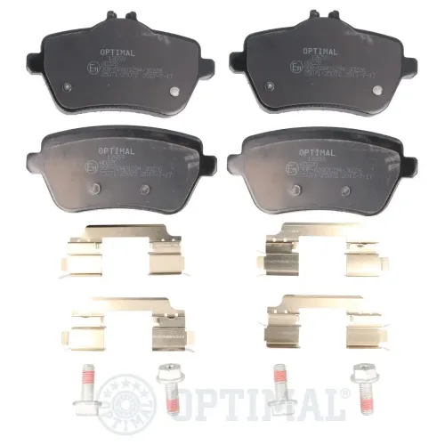 Bremsbelagsatz, Scheibenbremse Hinterachse OPTIMAL BP-12659 Bild Bremsbelagsatz, Scheibenbremse Hinterachse OPTIMAL BP-12659