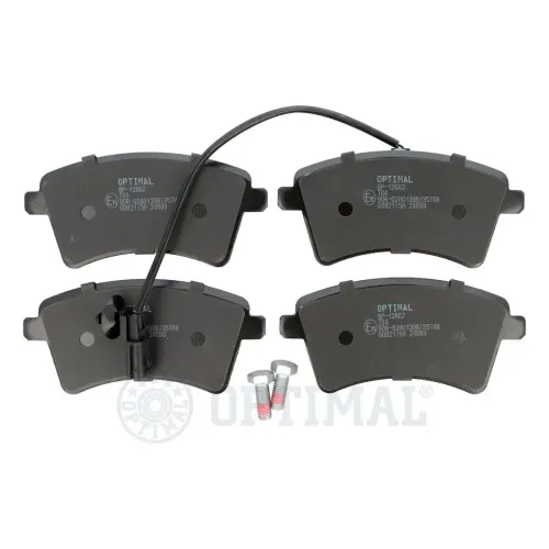 Bremsbelagsatz, Scheibenbremse Vorderachse OPTIMAL BP-12662 Bild Bremsbelagsatz, Scheibenbremse Vorderachse OPTIMAL BP-12662