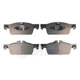 Bremsbelagsatz, Scheibenbremse Vorderachse OPTIMAL BP-12666