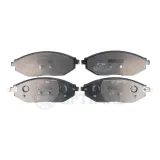 Bremsbelagsatz, Scheibenbremse Vorderachse OPTIMAL BP-12669