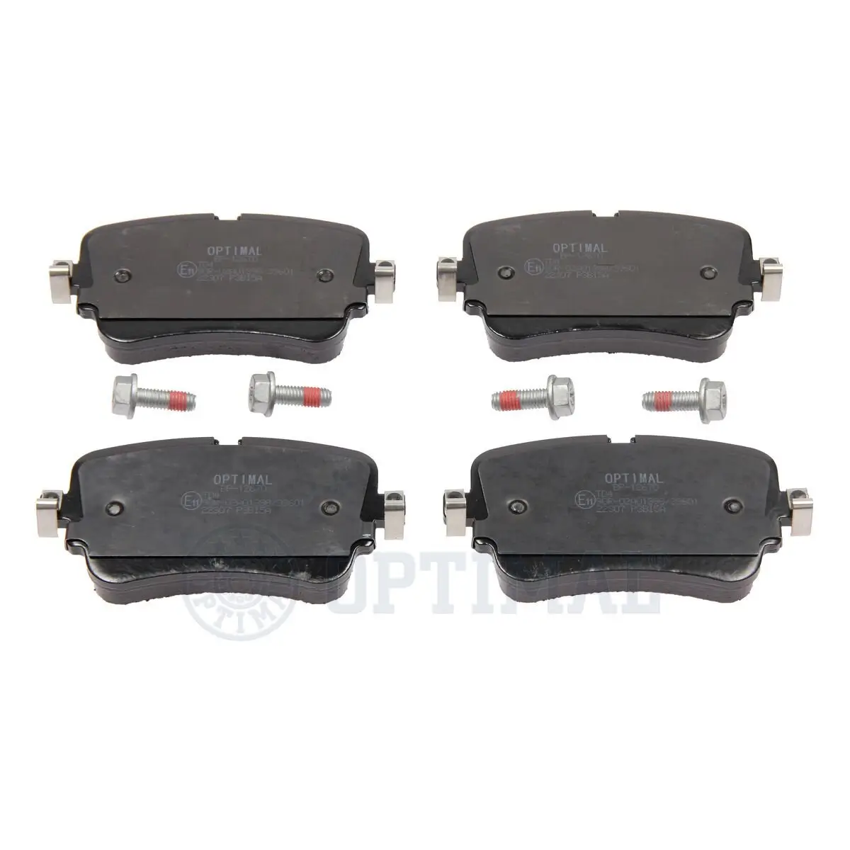 Bremsbelagsatz, Scheibenbremse Hinterachse OPTIMAL BP-12670