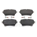 Bremsbelagsatz, Scheibenbremse Hinterachse OPTIMAL BP-12670